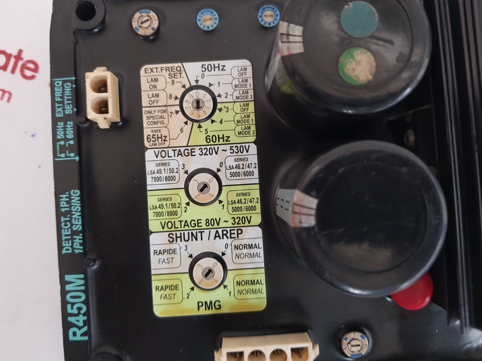 Leroy somer r450m automatic voltage regulator