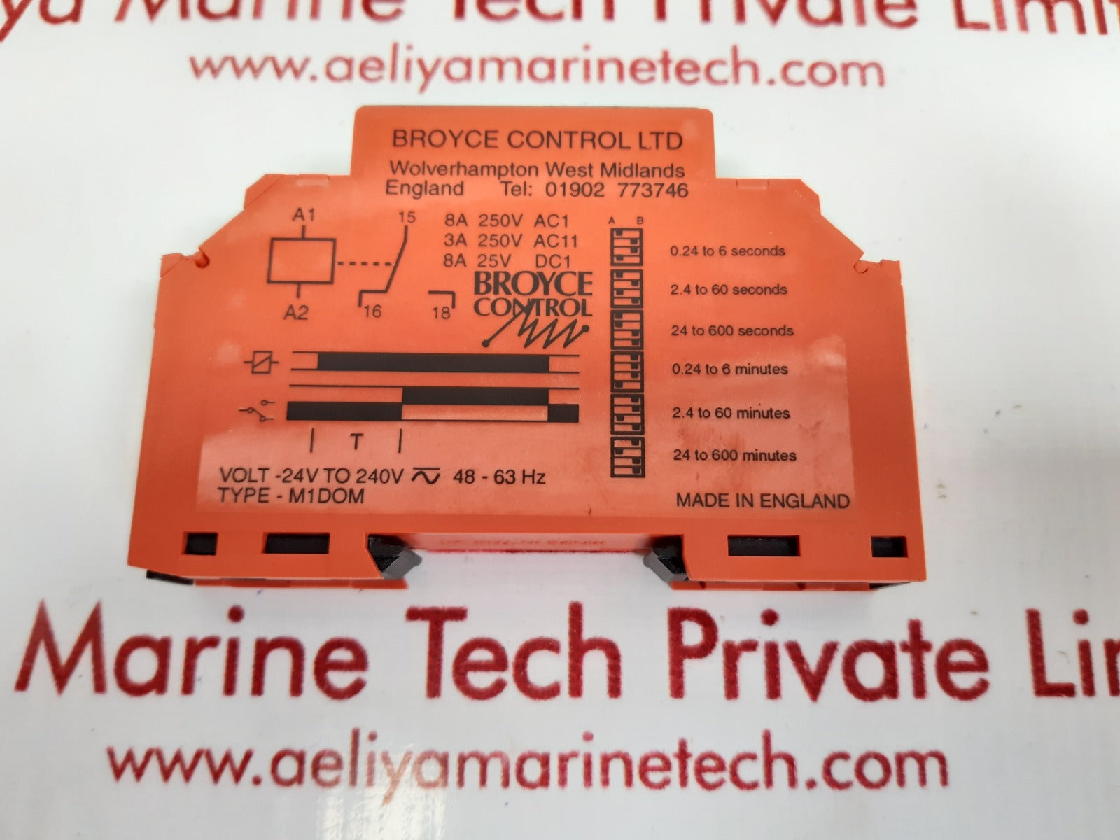 Broyce control m1dom multi function time relay