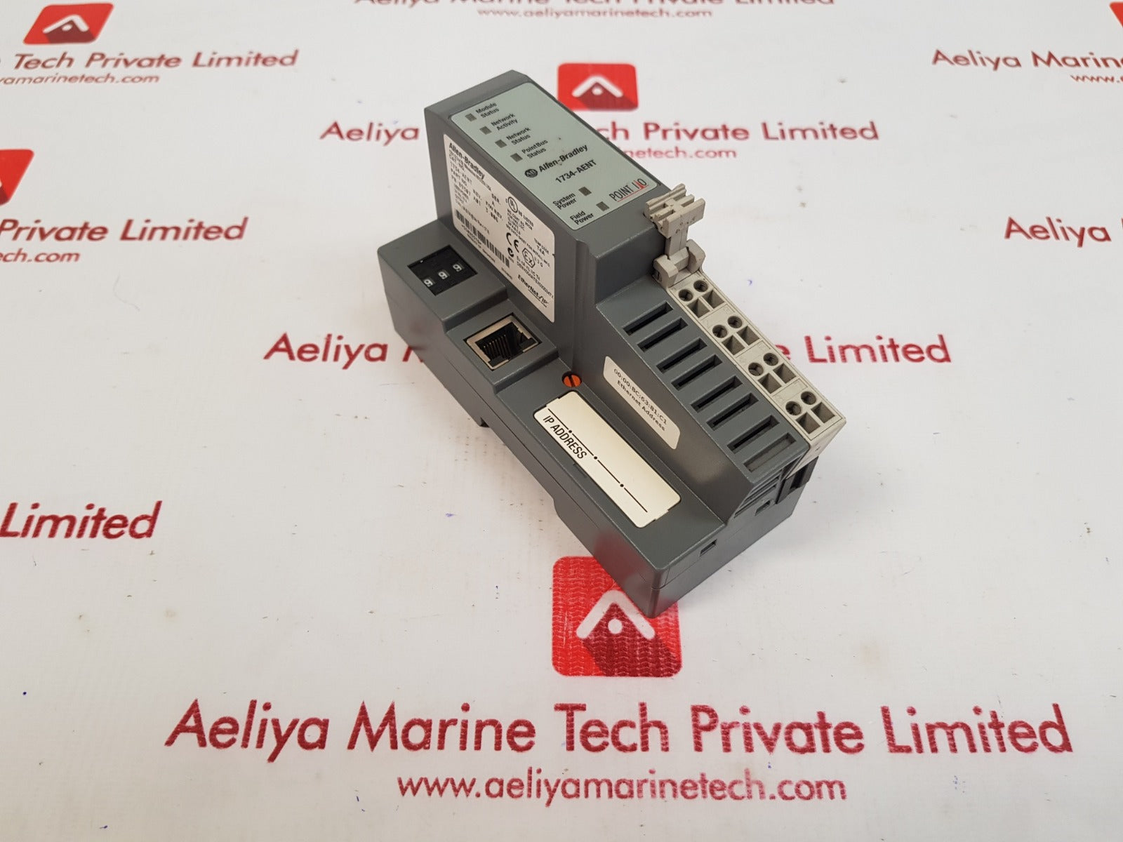 Allen bradley 1734-aent point i/o ethernet network adaptor pn-89307