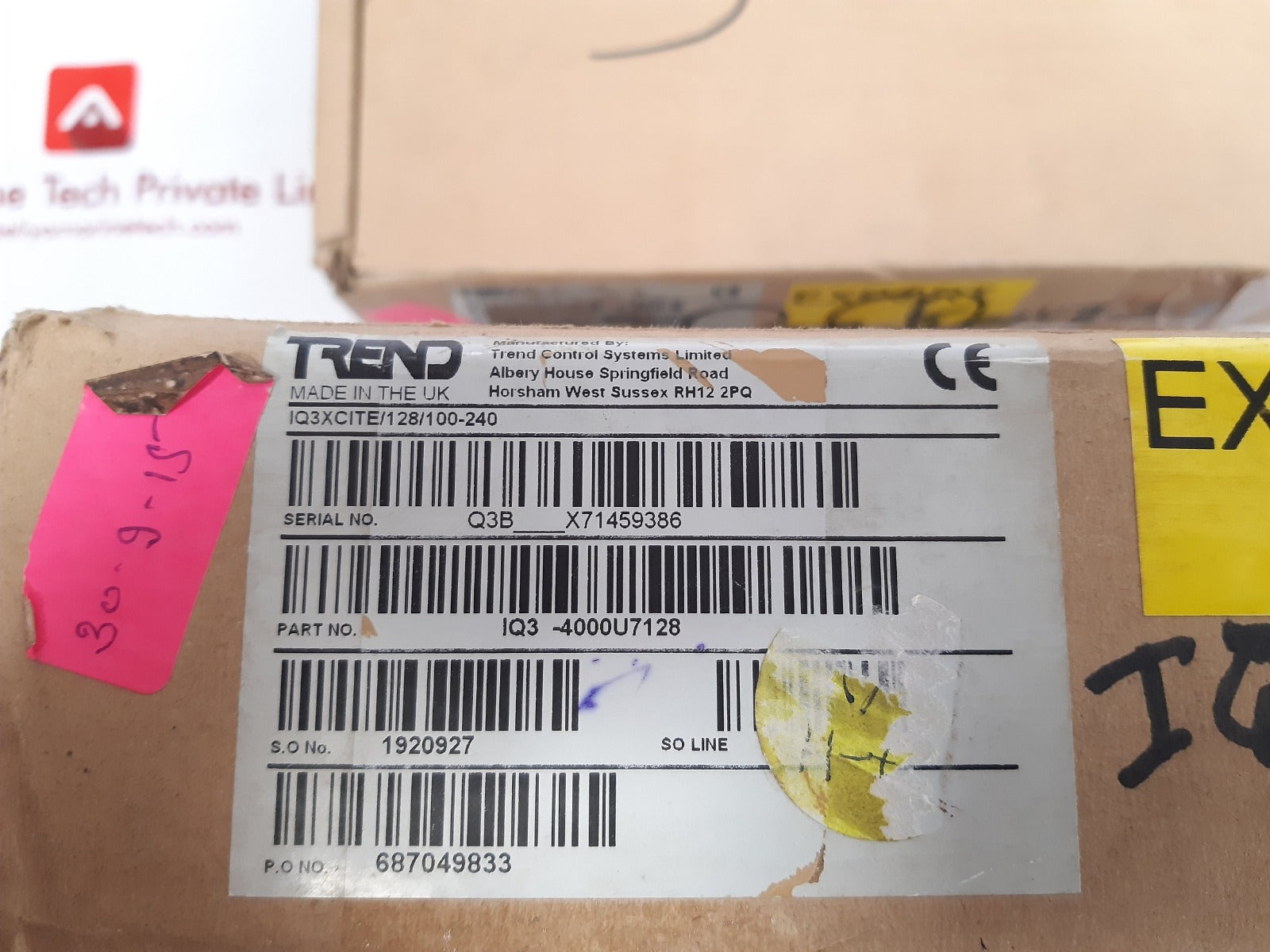 Trend iq3xcite/128/100-240 web enabled controller 230vac