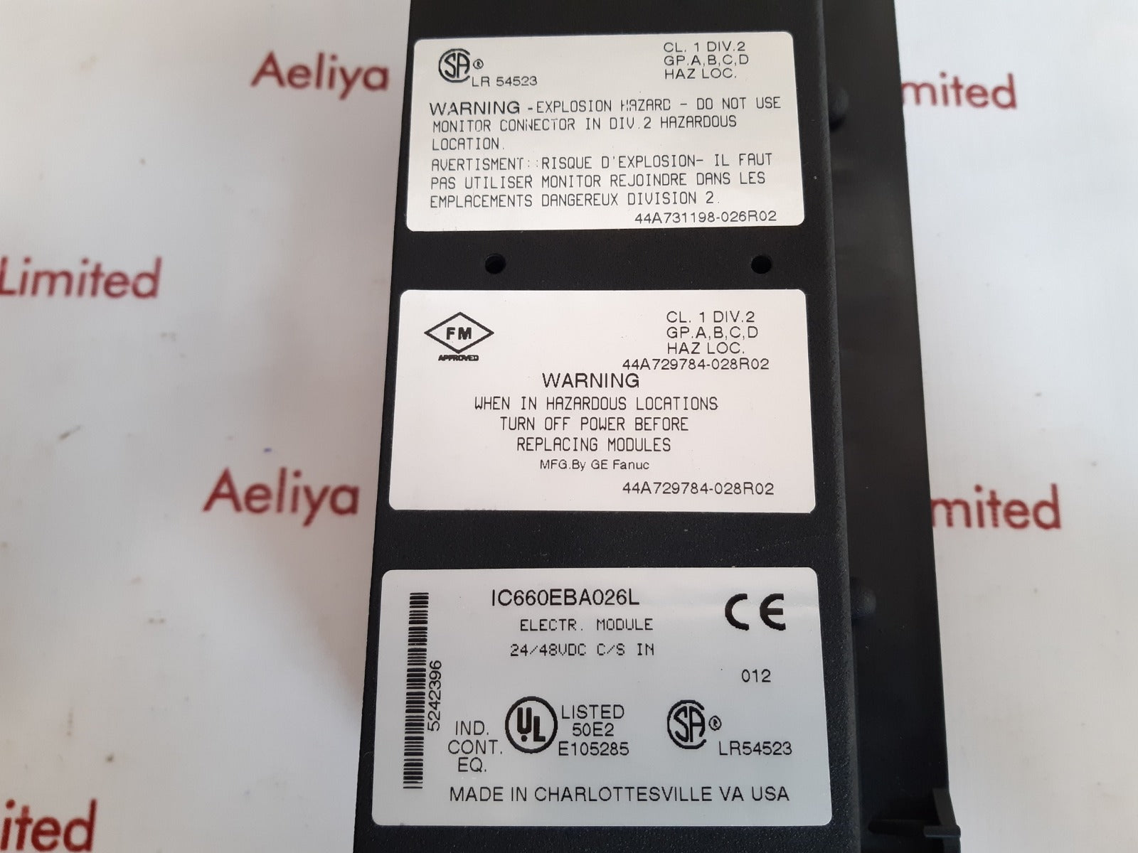 Ge fanuc ic660tba026k module