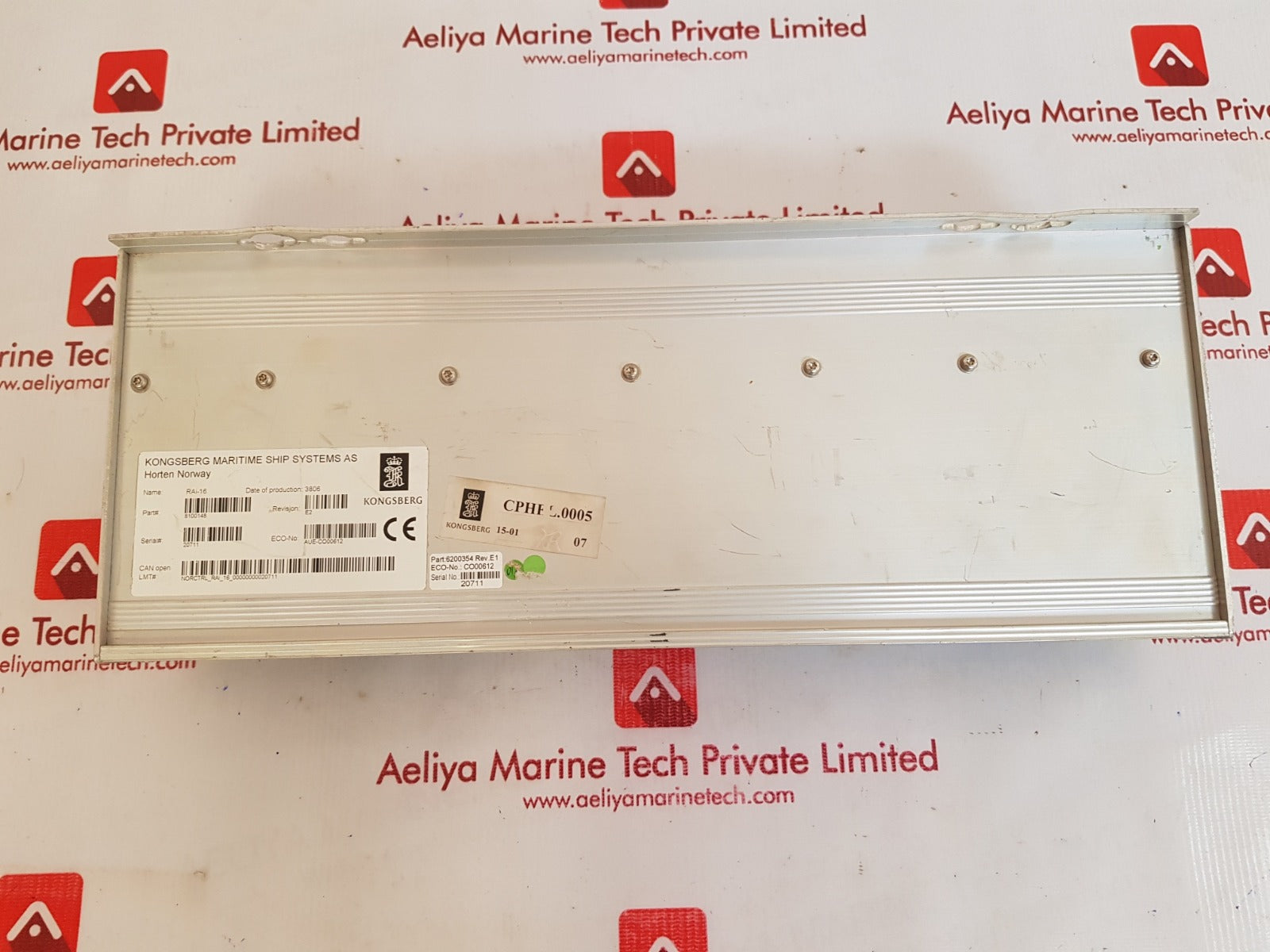 Kongsberg 8100148 rai-16 analog module rev. e2