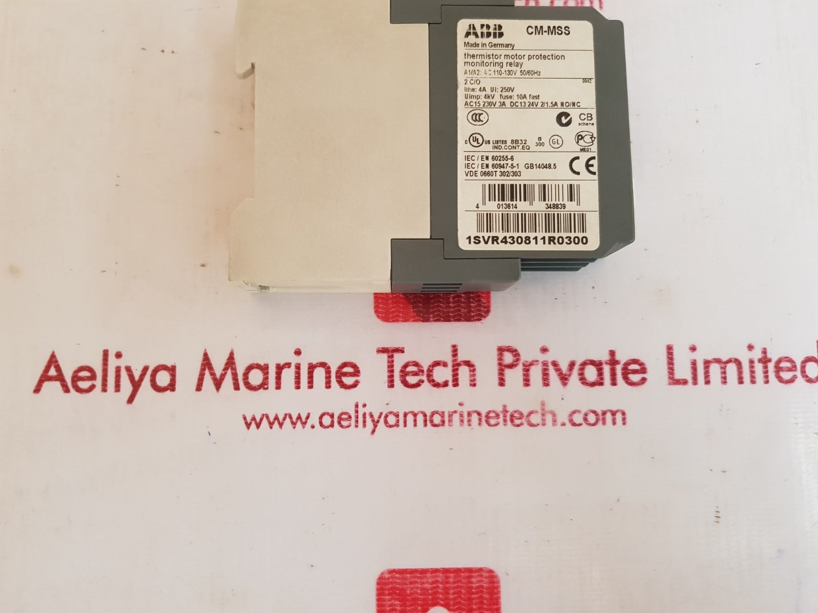 Abb cm-mss thermistor motor protection monitoring relay 1svr430811r0300