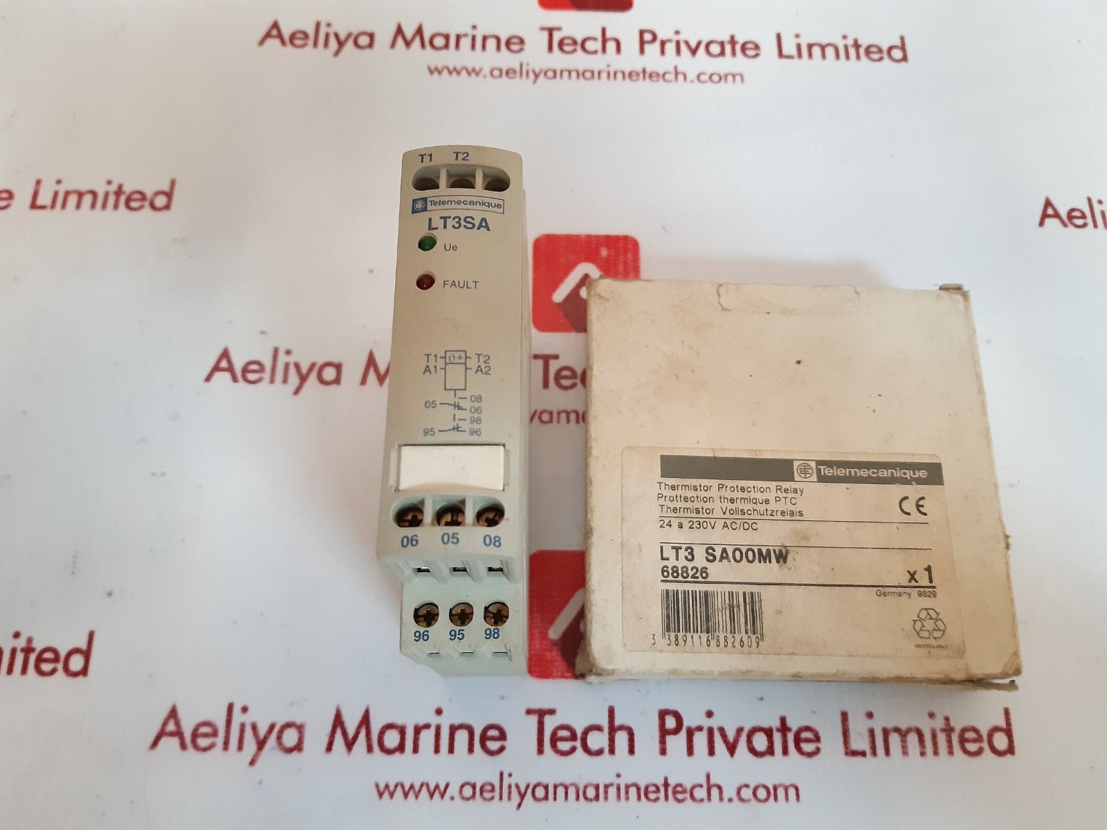 Telemecanique lt3sa00mw thermistor protection relay