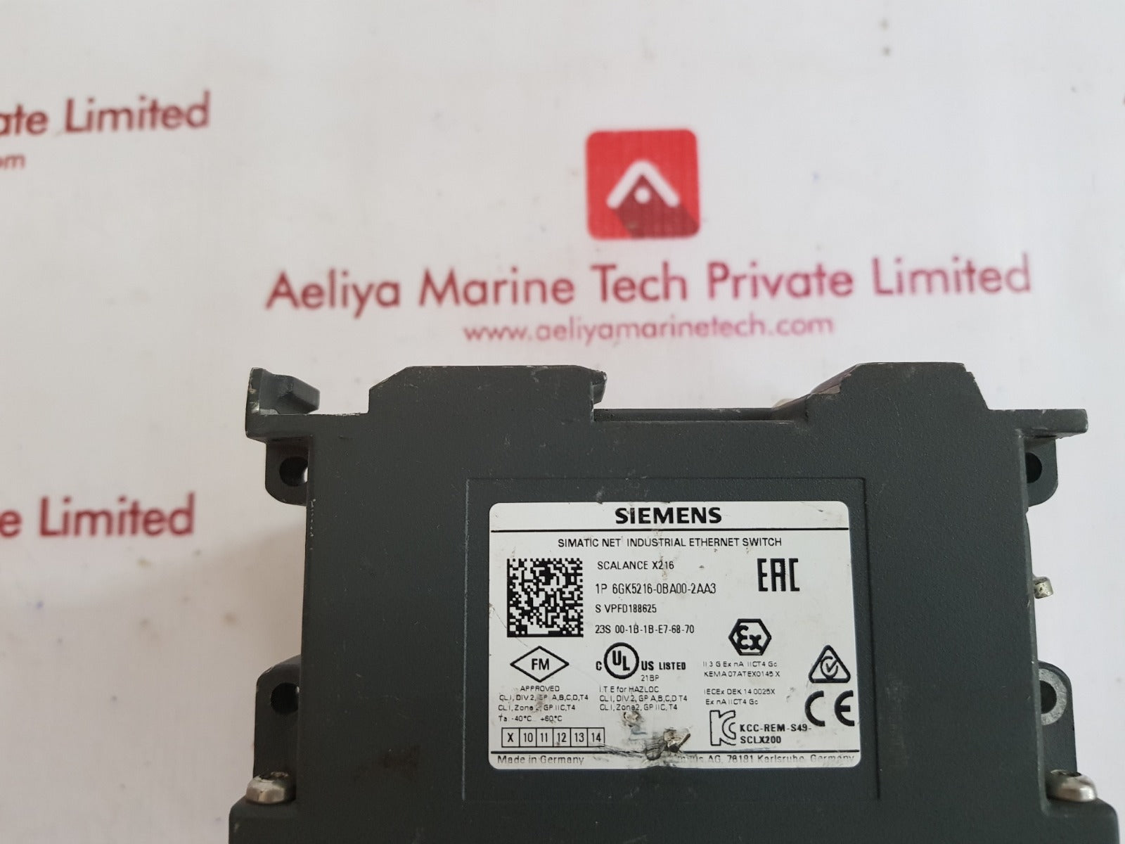 Siemens 6gk5216-0ba00-2aa3 ethernet switch