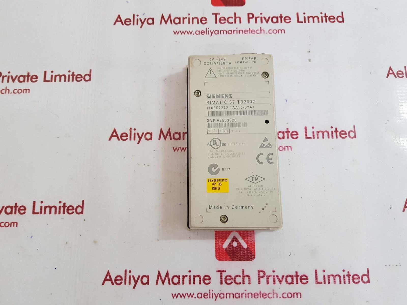 Siemens 6es7272-1aa10-0ya1 simatic s7 td200c display