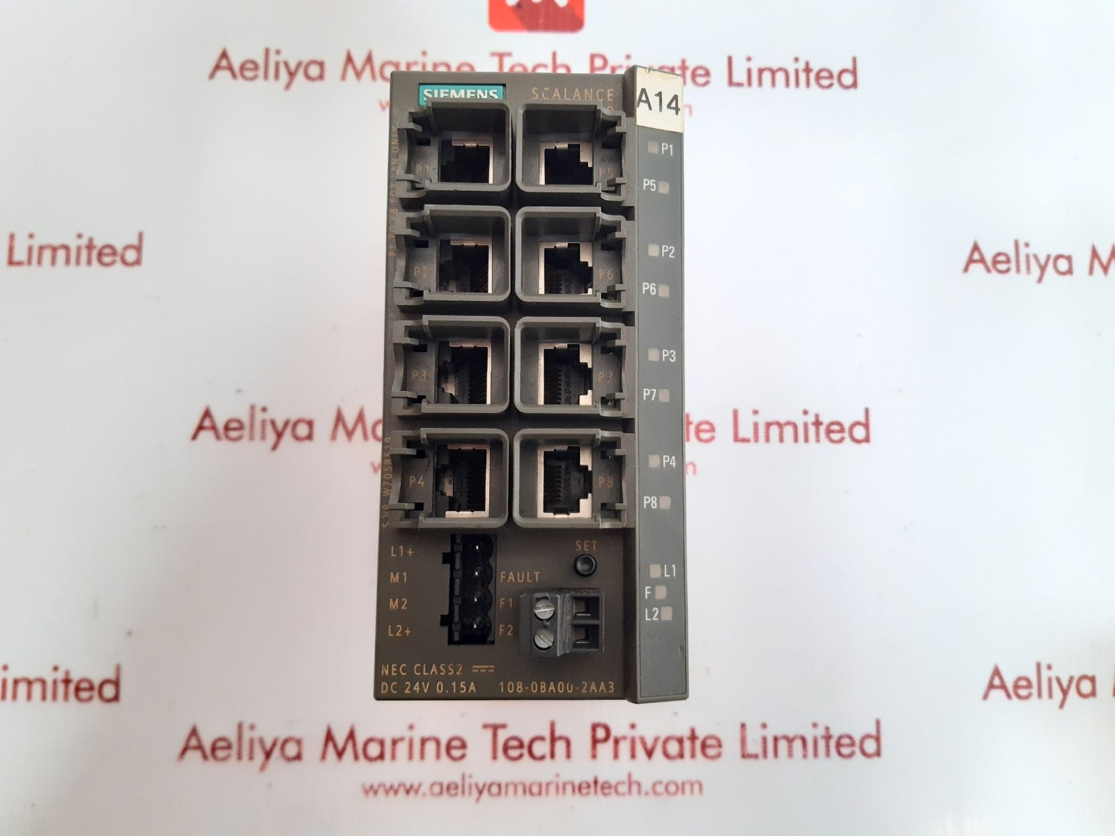 Siemens 6gk5108-0ba00-2aa3 scalance x108 ethernet switch