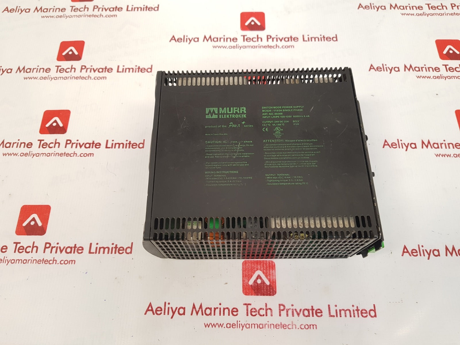 Murr elektronik 85088 mcs20-115/24 single phase power supply