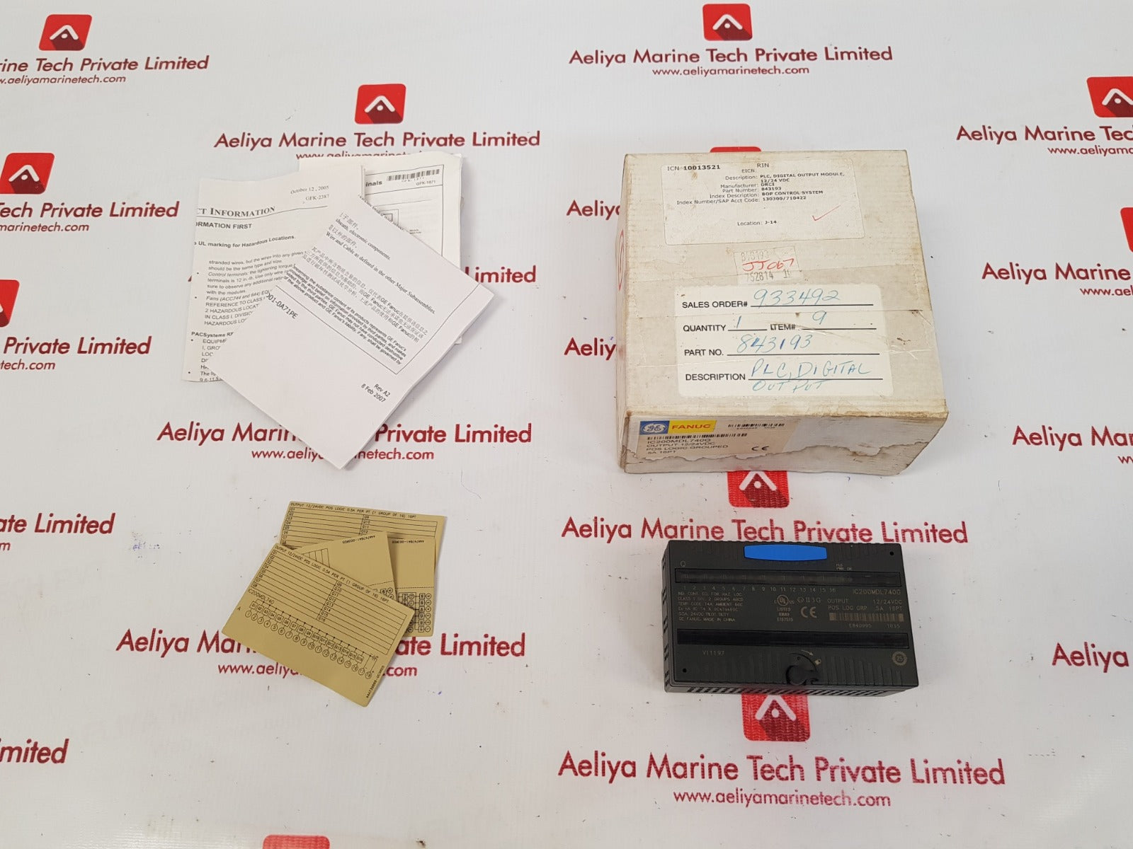 Ge fanuc ic200mdl740g output module