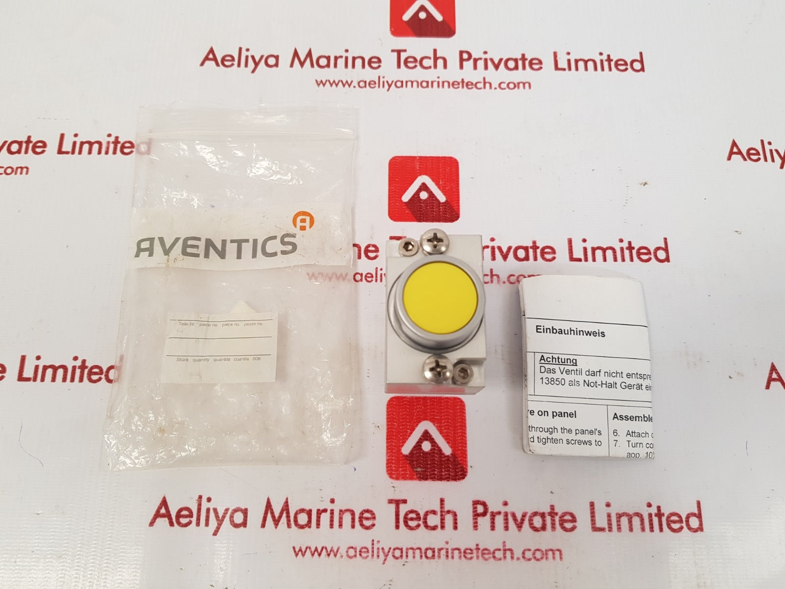 Aventics r417001760 solenoid valve push button