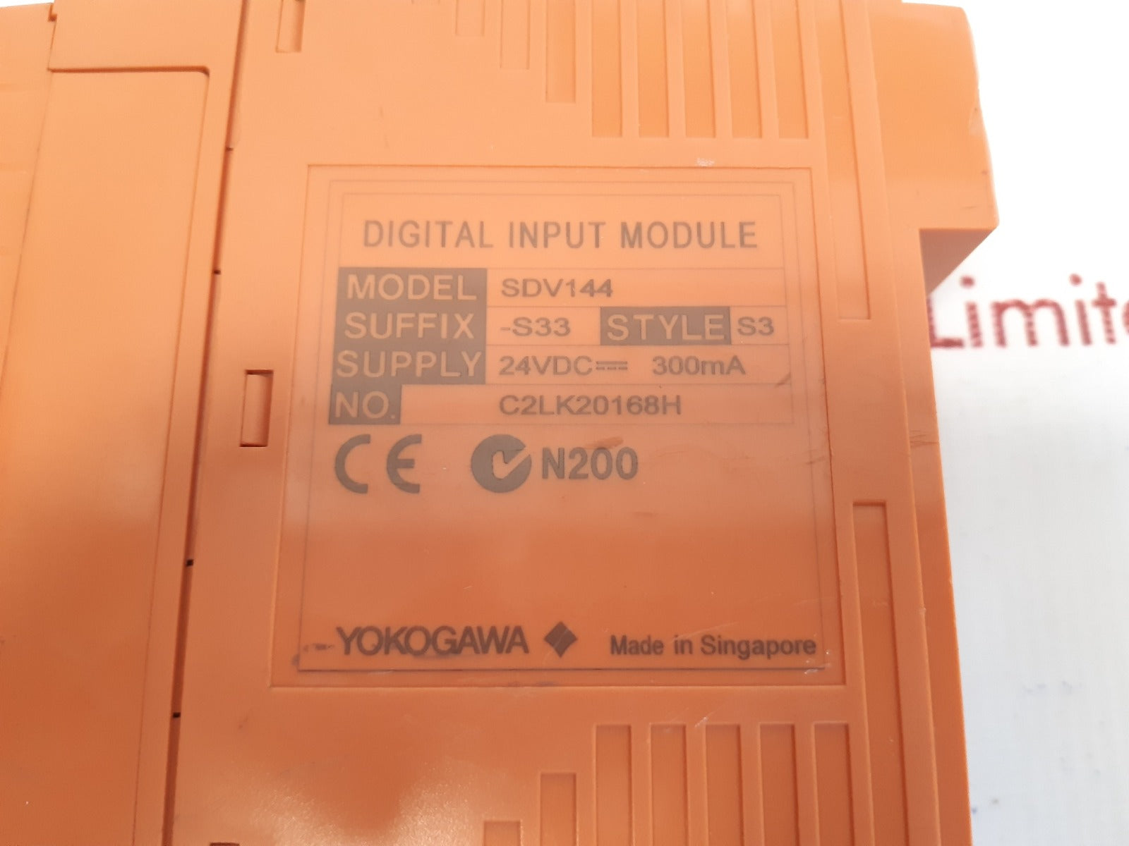 Yokogawa sdv144-s33 s3 digital input module