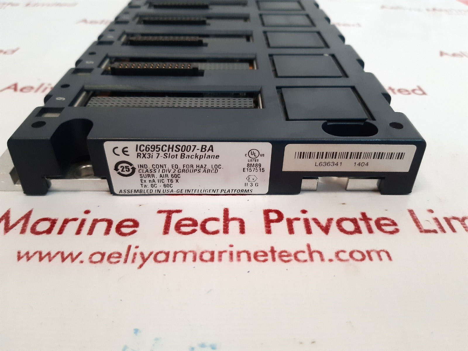 Ge ic695chs007-ba rx3i 7-slot backplane