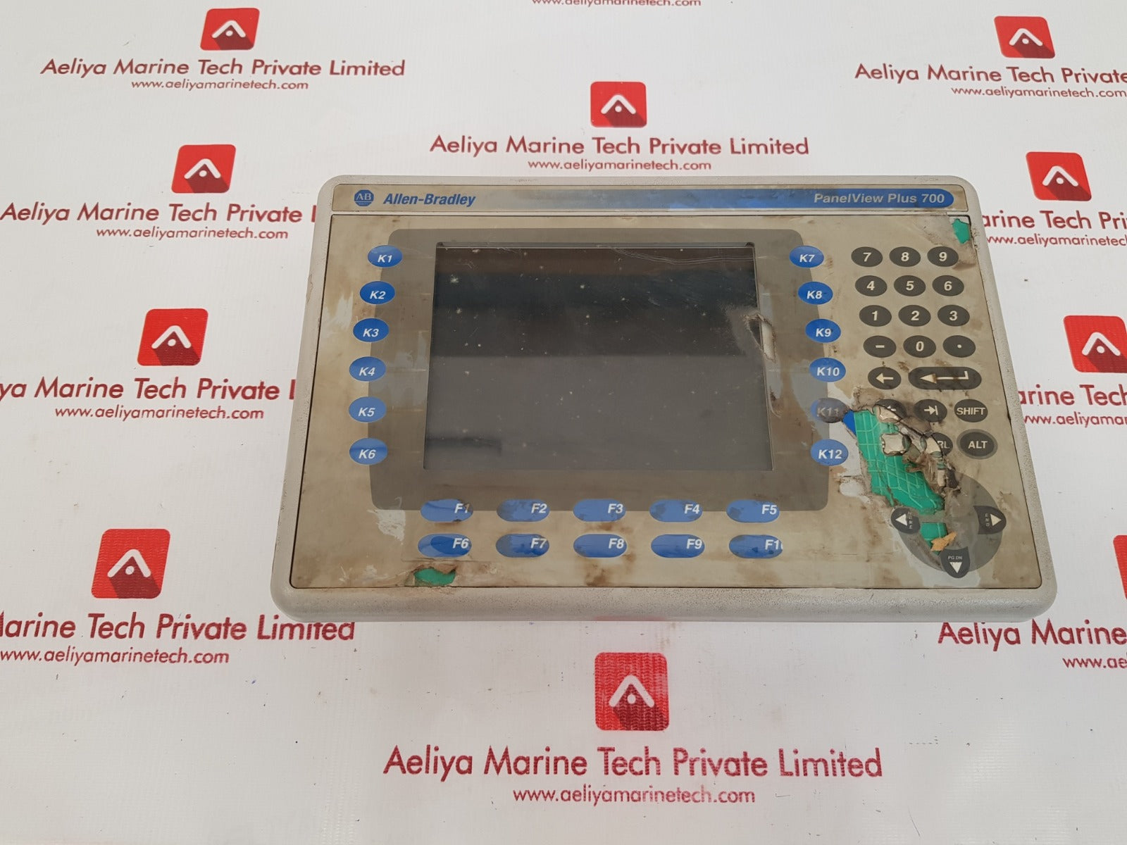 Allen-bradley panelview plus 700 2711p-rdk7c ser.c keypad display module