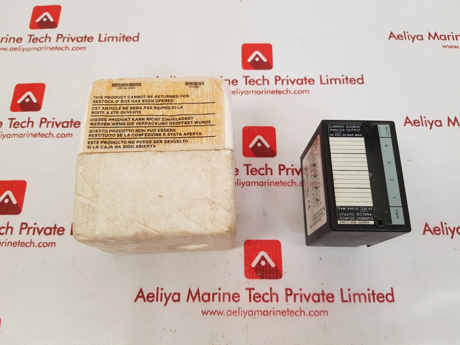 Ge Ic670alg320j analog output module