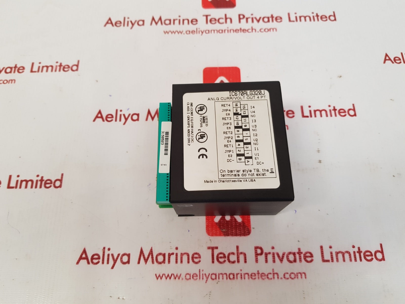 Ge Ic670alg320j analog output module