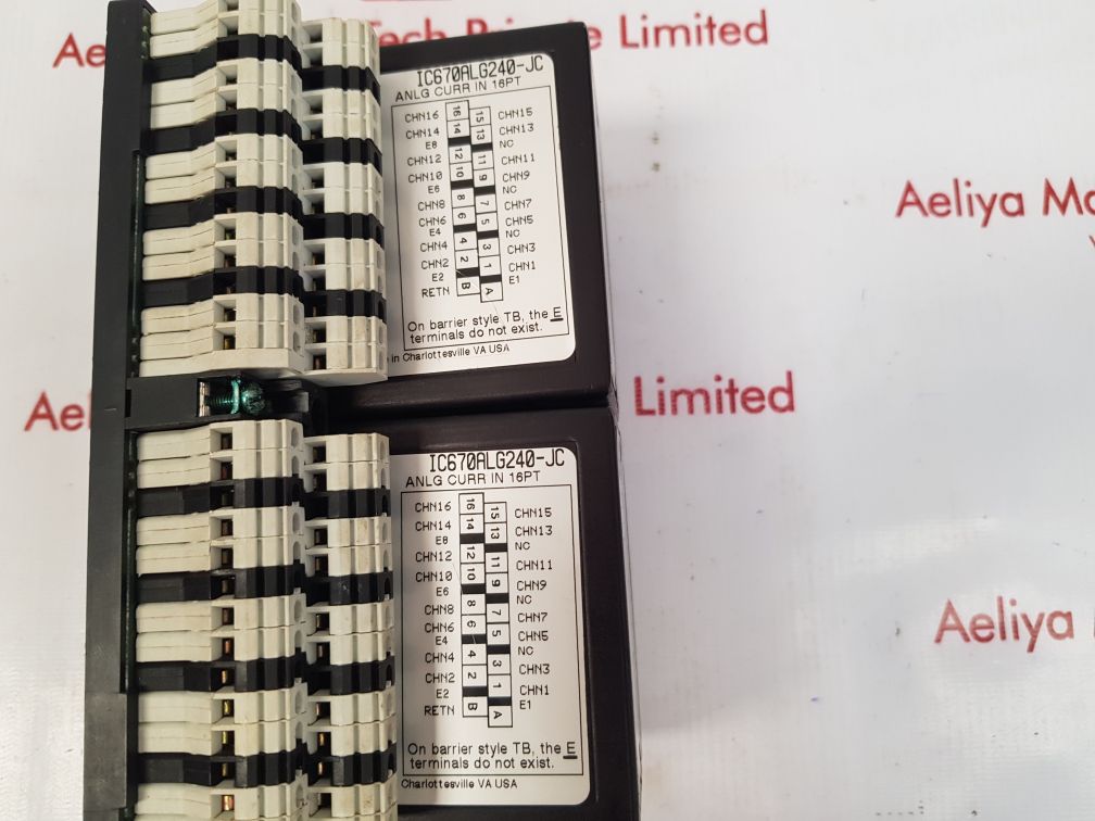 Ge fanuc ic670alg240-jc input module with ic670chs002e