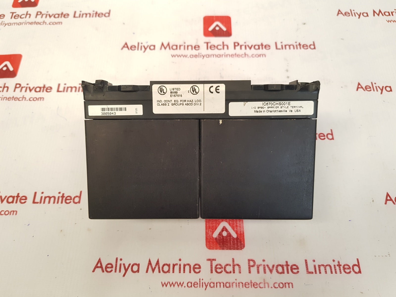 Ge fanuc Ic670mdl640j/ic670alg230j input module with ic670chs001e i/o base