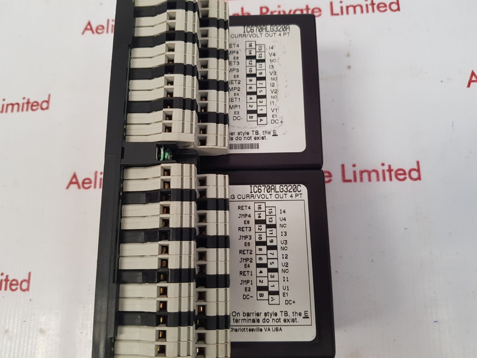 Ge fanuc Ic670alg320a/ic670alg320c output module with ic670chs002e i/o base