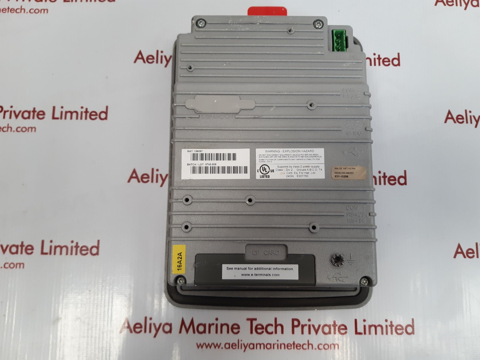 Johnson controls x11-15298 control panel