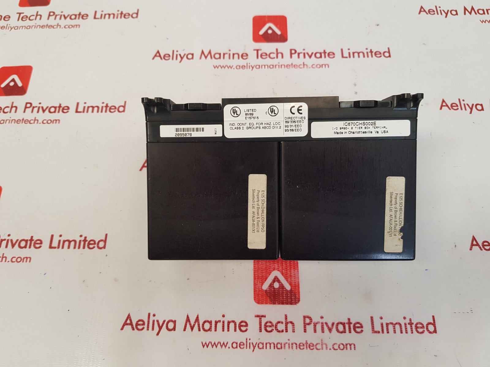 Ge fanuc ic670alg230a analog input module with ic670chs002e i/o base