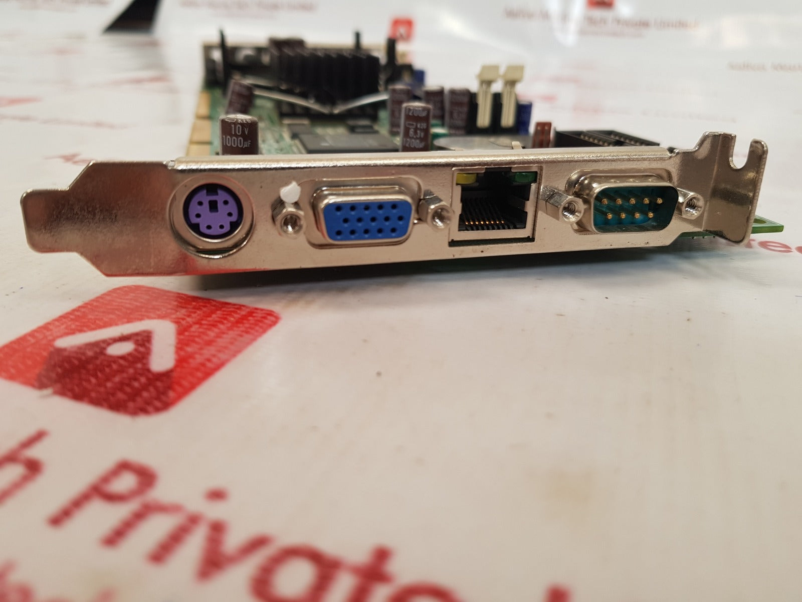 Pca-6186 rev.a1 1906618608 pcb card