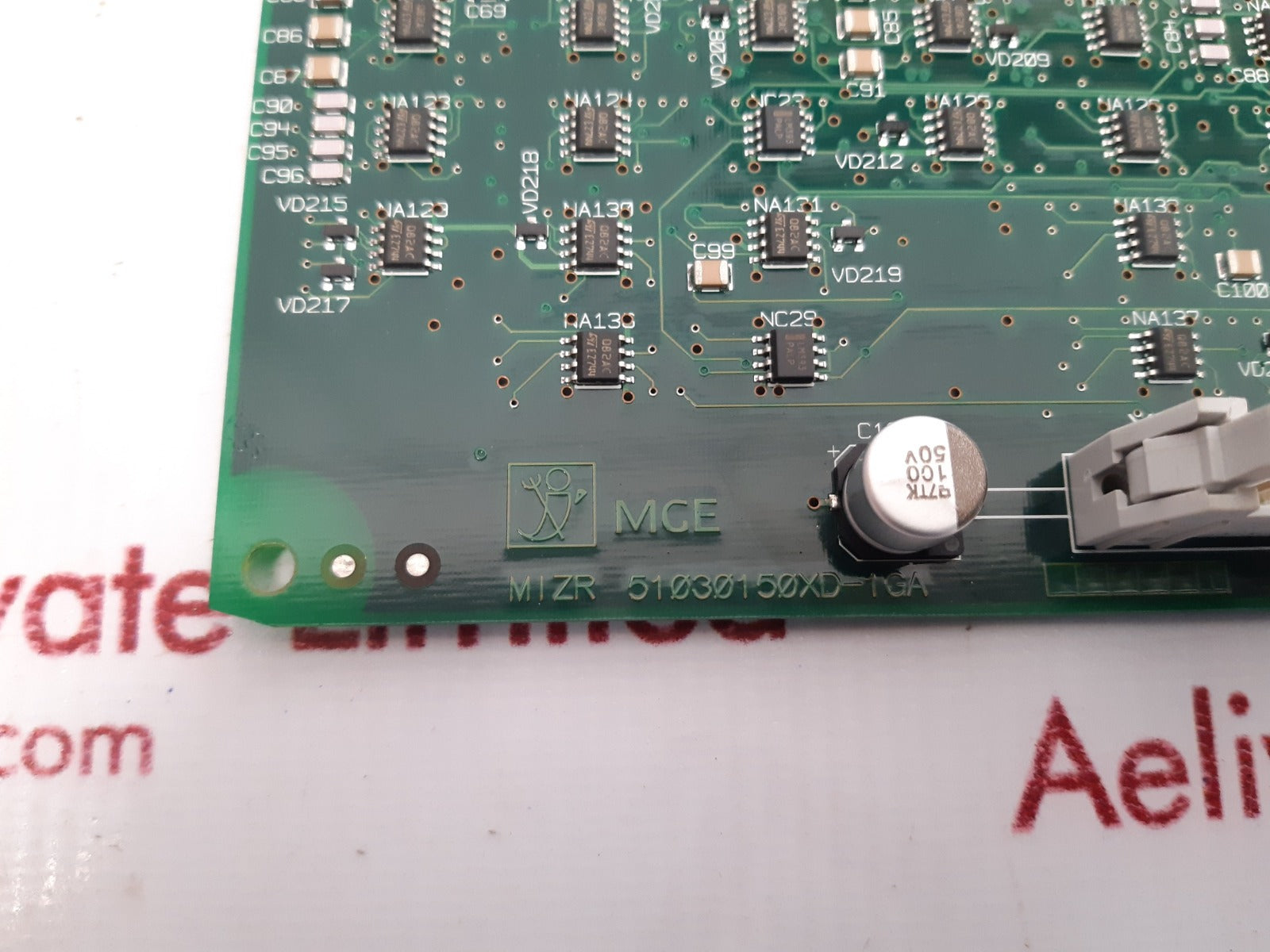 Mge mizp 5103022800 power supply system mizr 51030150xd - 1ga pcb card