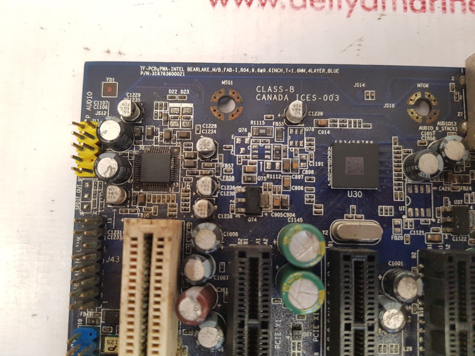 Intel ices-003 class-b motherboard