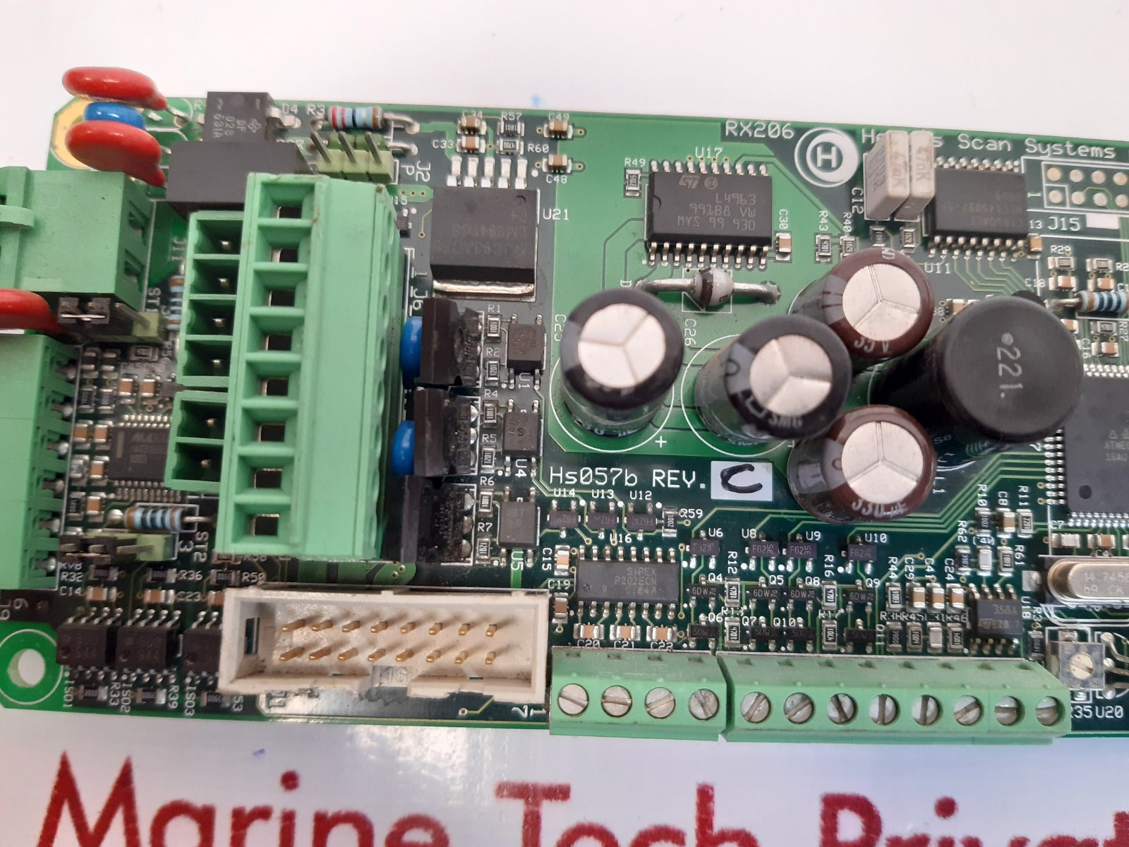 Hernis scan systems rx206 hs057b control board rev c