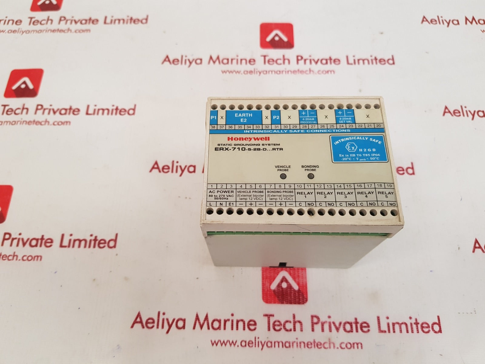 Honeywell erx-710-5-2b-d...rtr static grounding system 80 to 270 vac 50/60hz