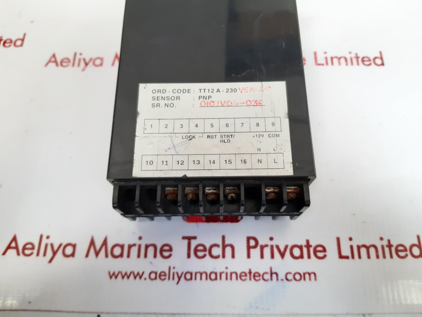 Selectron tt12a-230 digital meter
