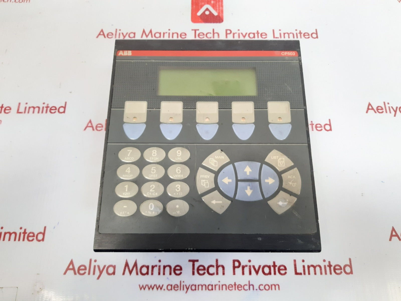 Abb cp503 display panel 1sbp260172r1001_a