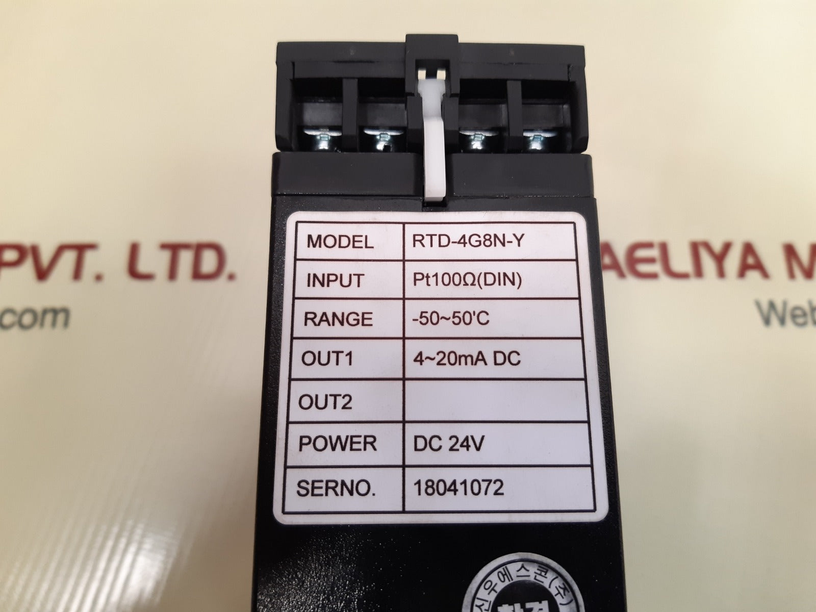 Sinwoo s-con rtd-4g8n-y isolated temperature signal converter