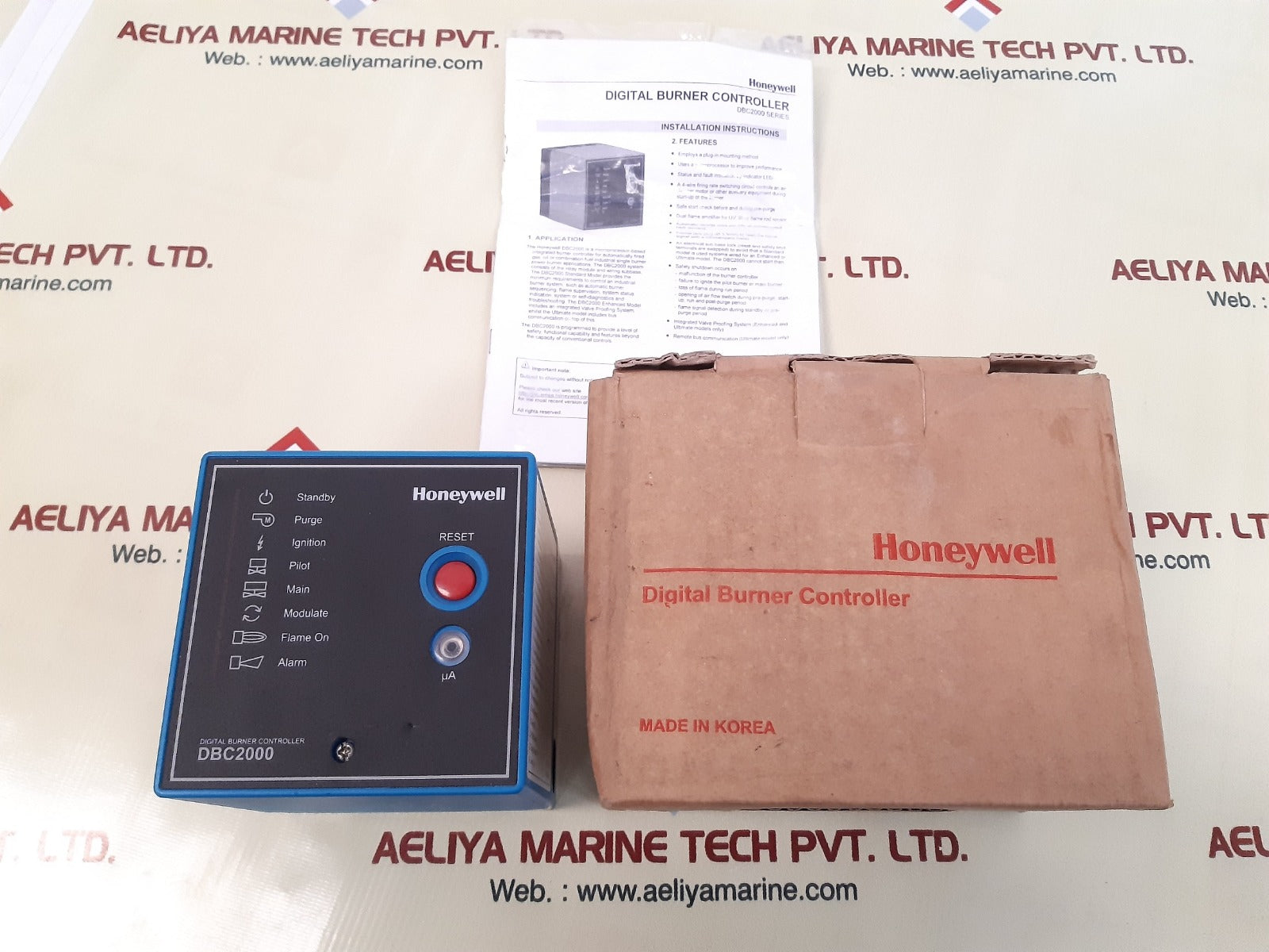 Honeywell dbc2000 digital burner controller dbc2000e1018