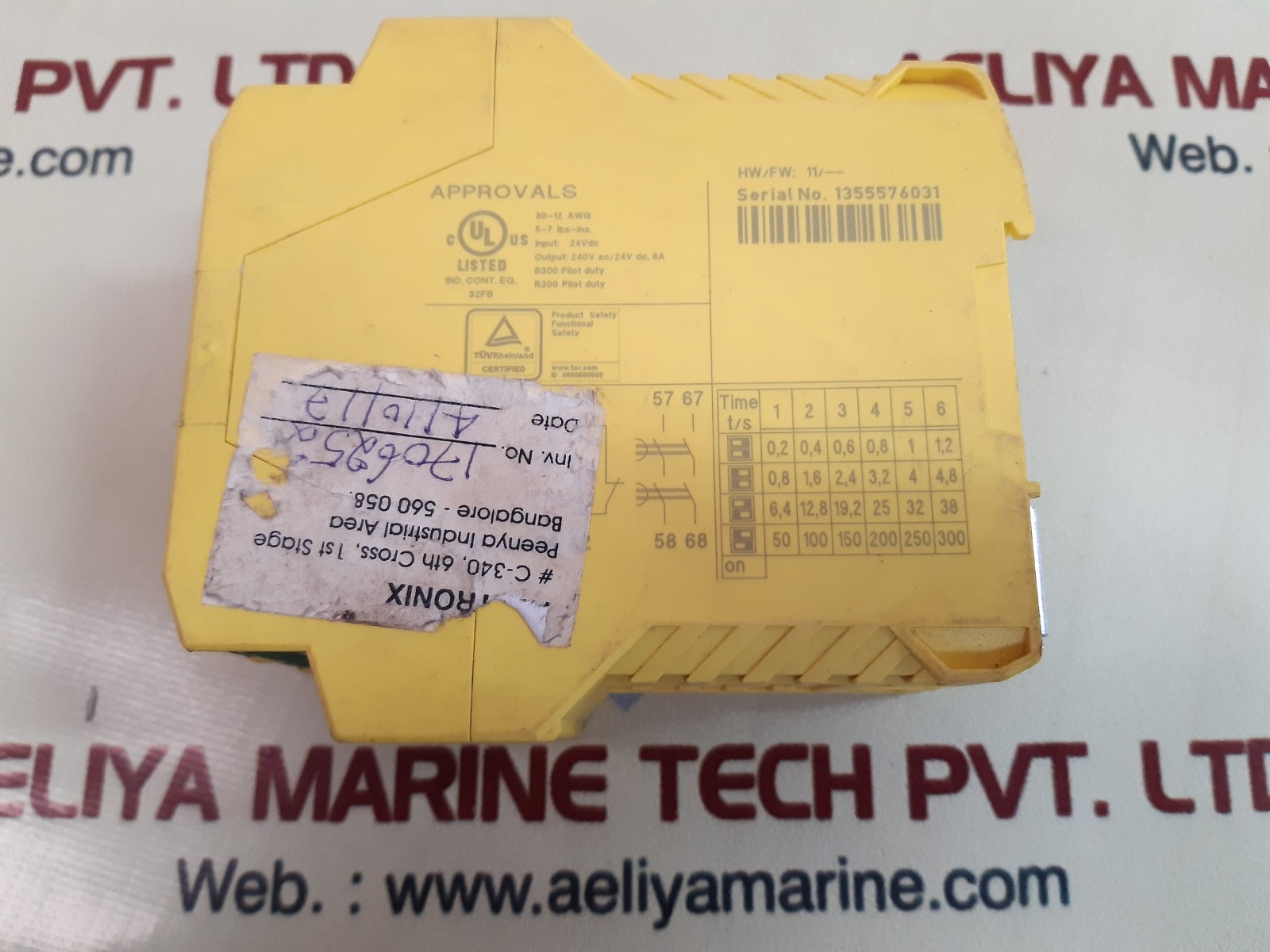 Phoenix psr-scp- 24dc/esd/5x1/1x2/300 safety relay