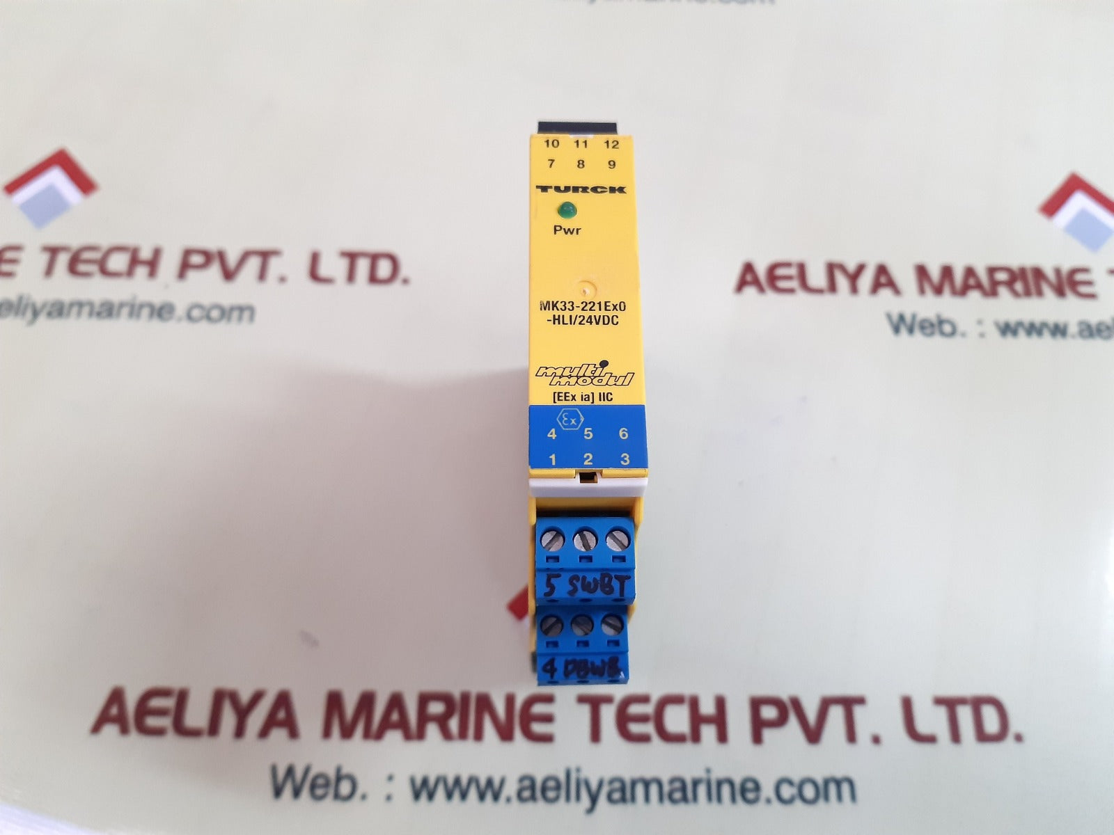 Turck mk33-221ex0-hli/24vdc loop isolator Used