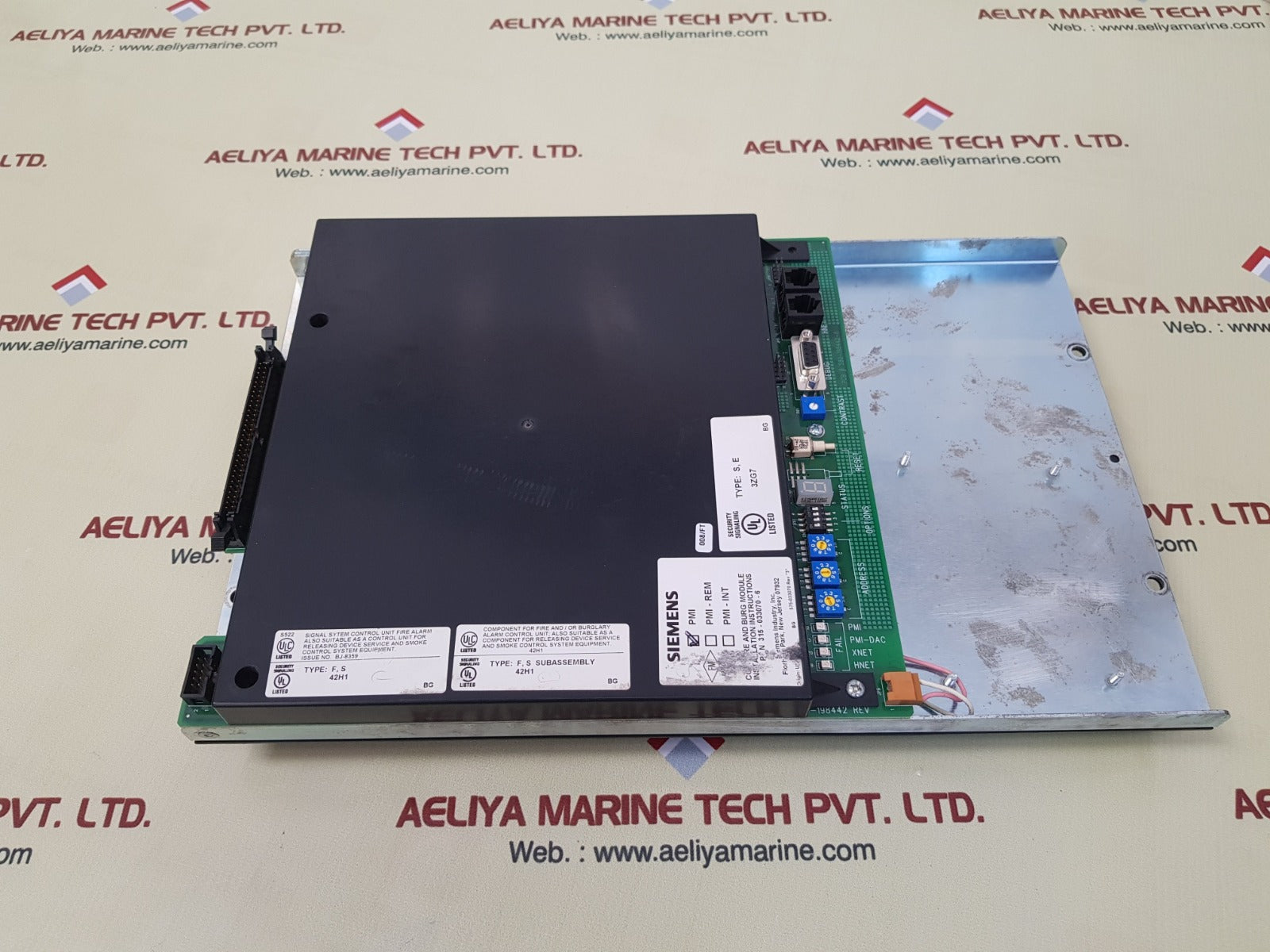 Siemens pmi fire finder control panel 315-033070-6