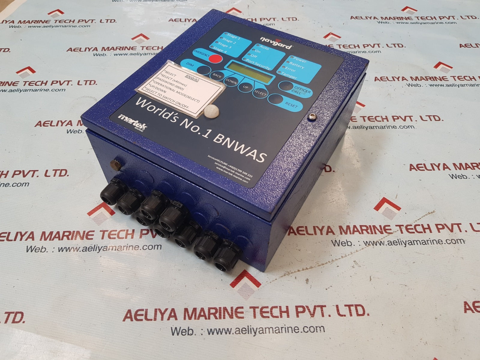 Martek marine navgard bnwas t06566459 bridge navigational watch alarm system