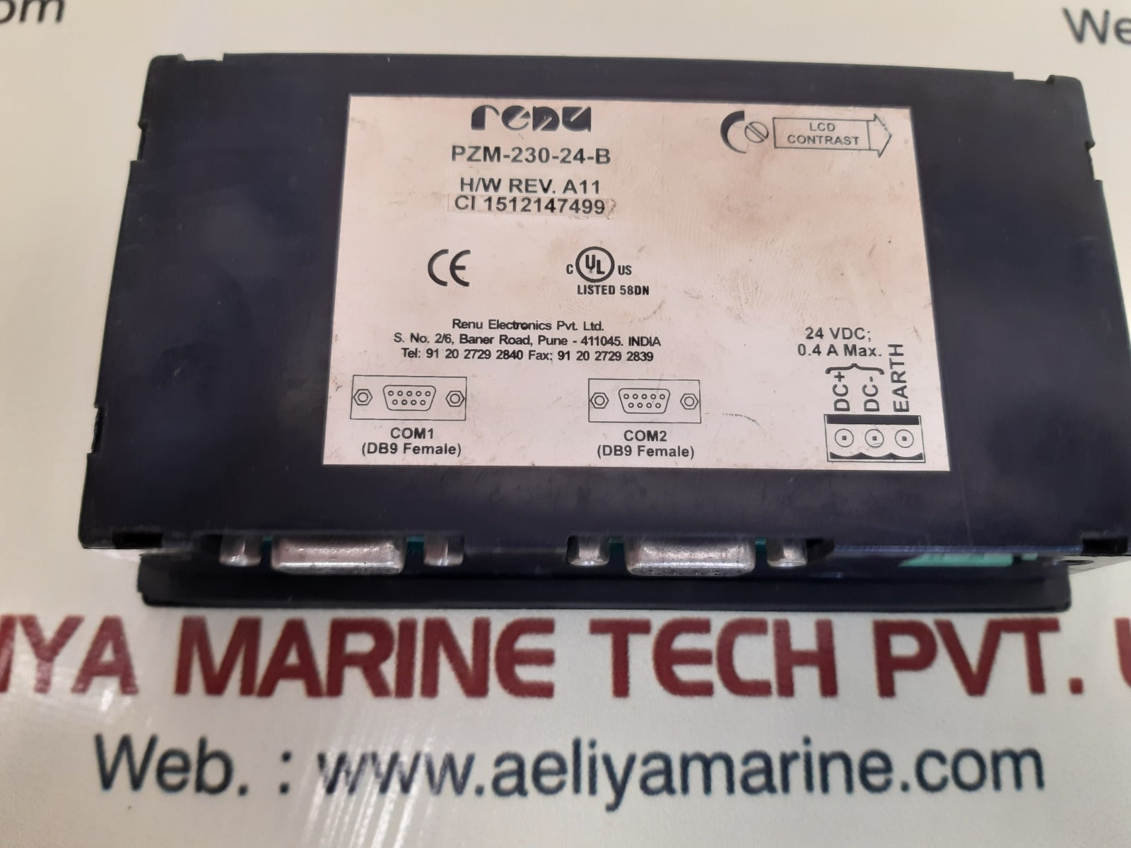 Renu electronics pzm-230-24-b operator interface panel