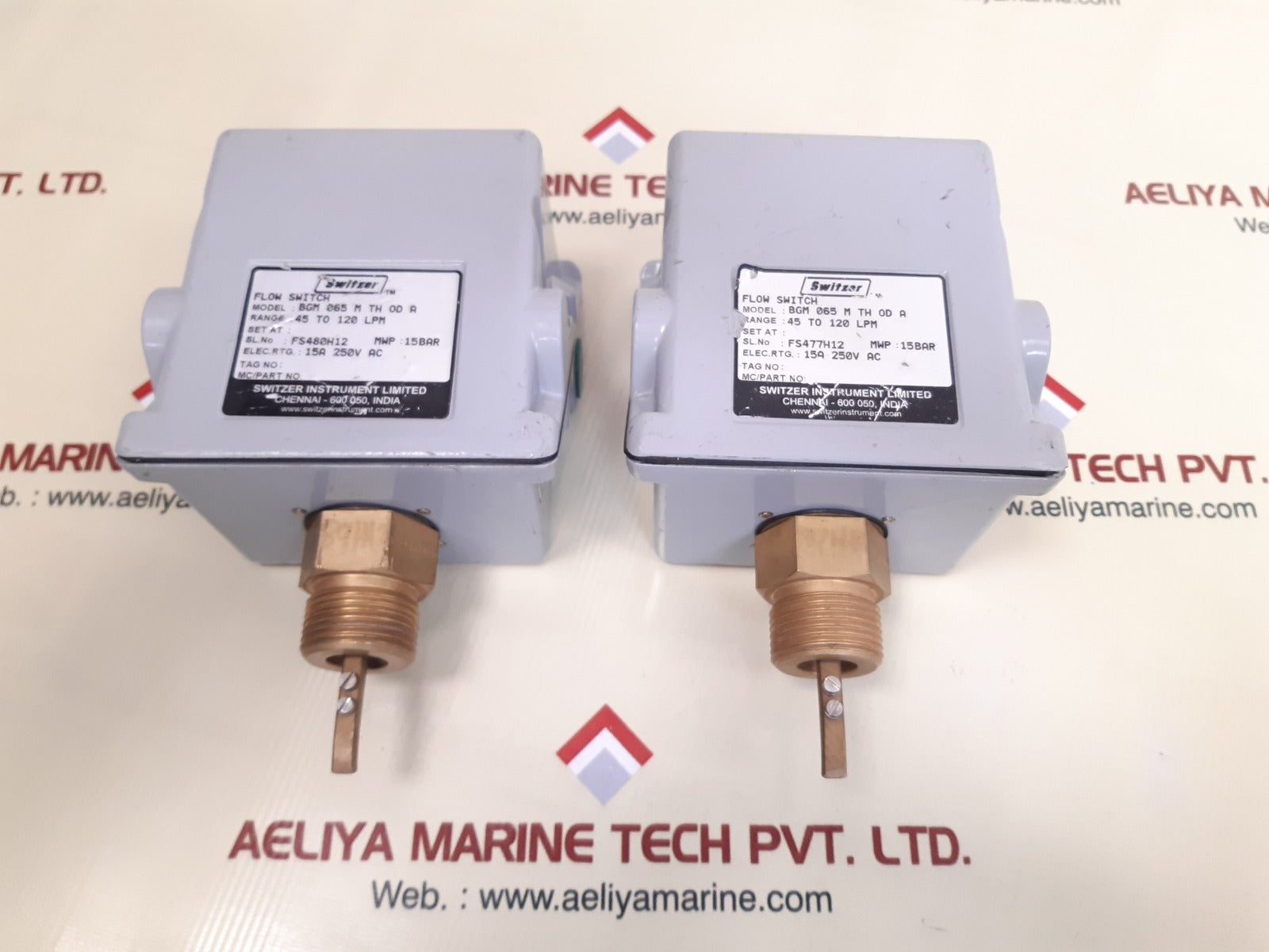 Switzer bgm 065 m th od a flow switch