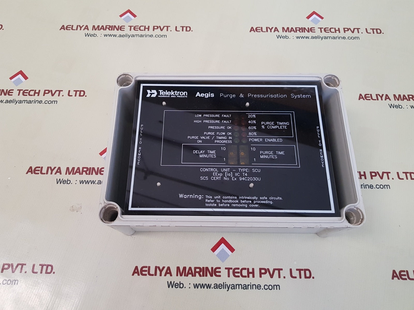 Telektron aegis purge & pressurisation system scu