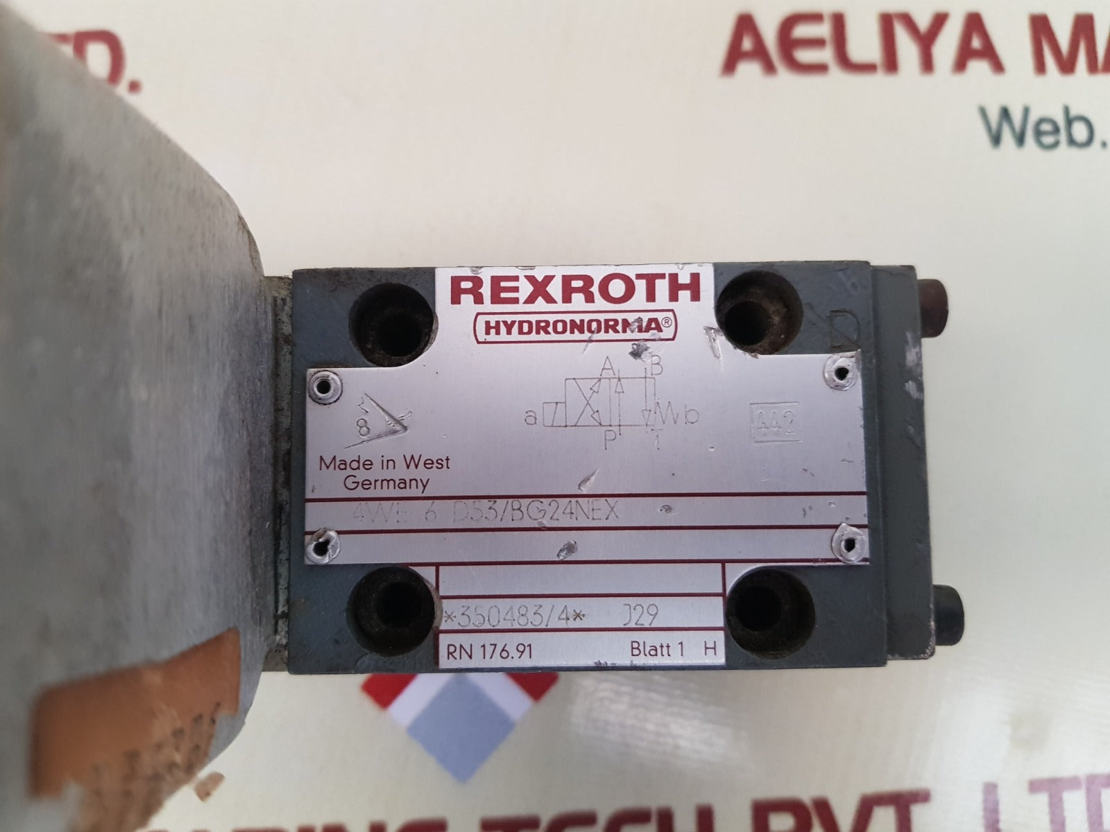 Hydronorma c47 360 1604 valve with rexroth 4we 6 d53/bg24nex