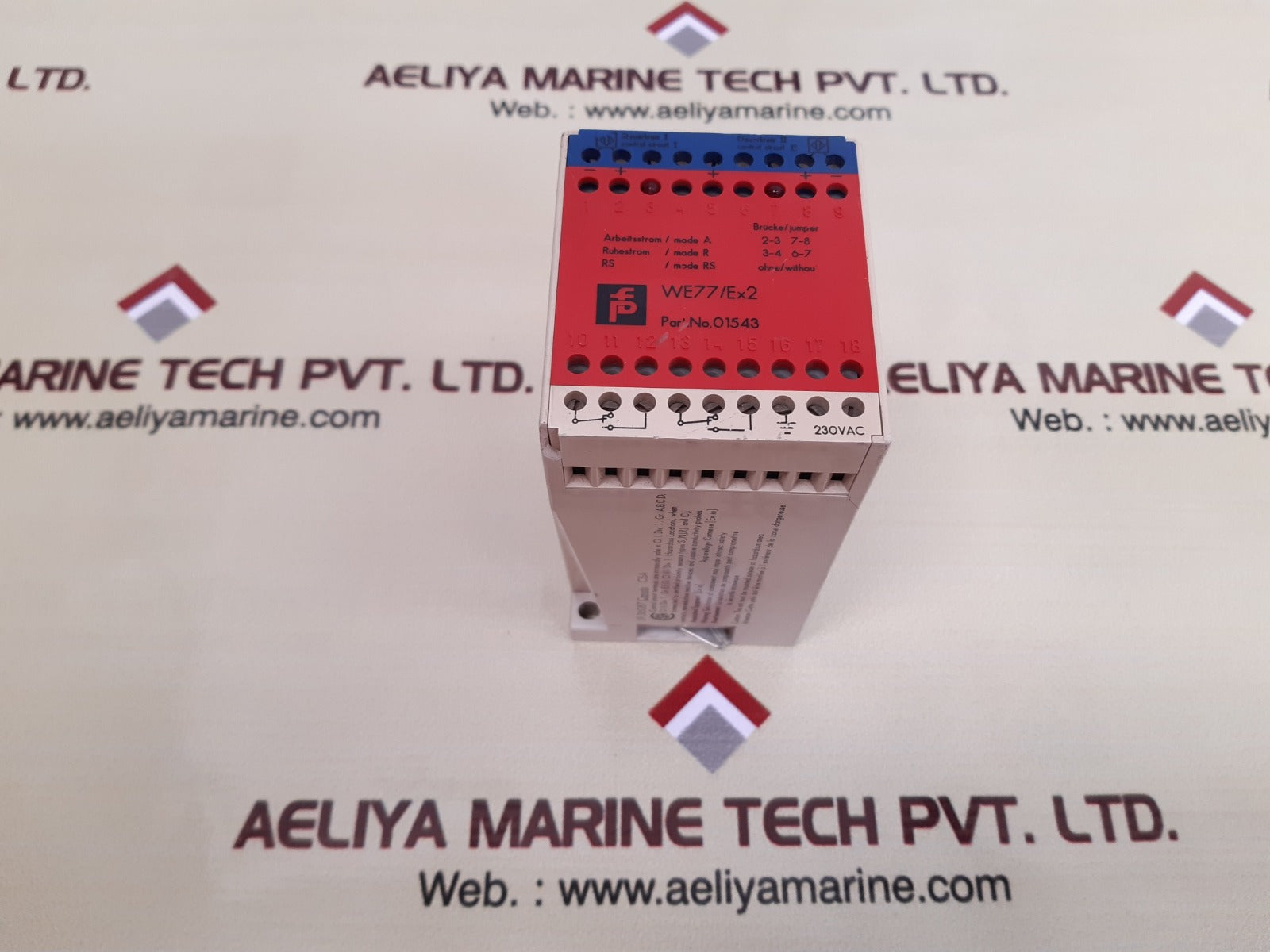 Pepperl+fuchs we77/ex2 safety relay