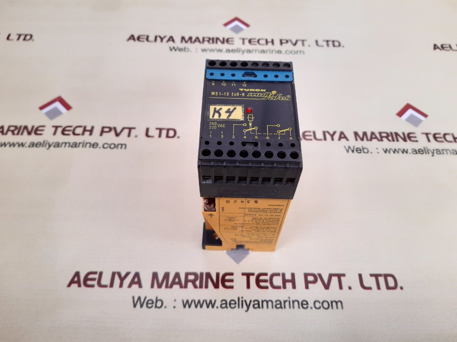 Turck ms 1-12 ex0-r multi safe amplifier-relay 187-250 vac