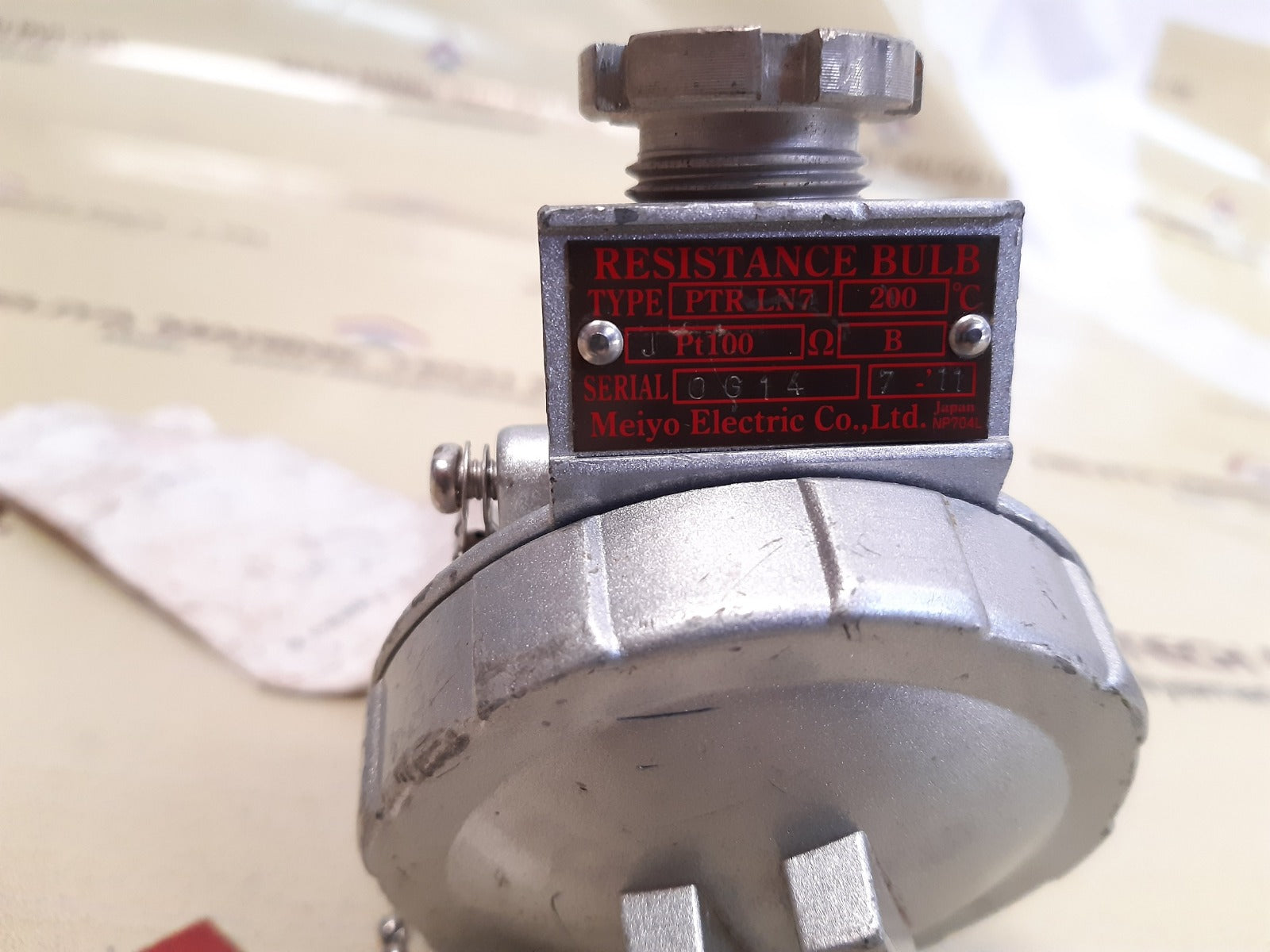 Meiyo ptr ln7 resistance bulb pt 100