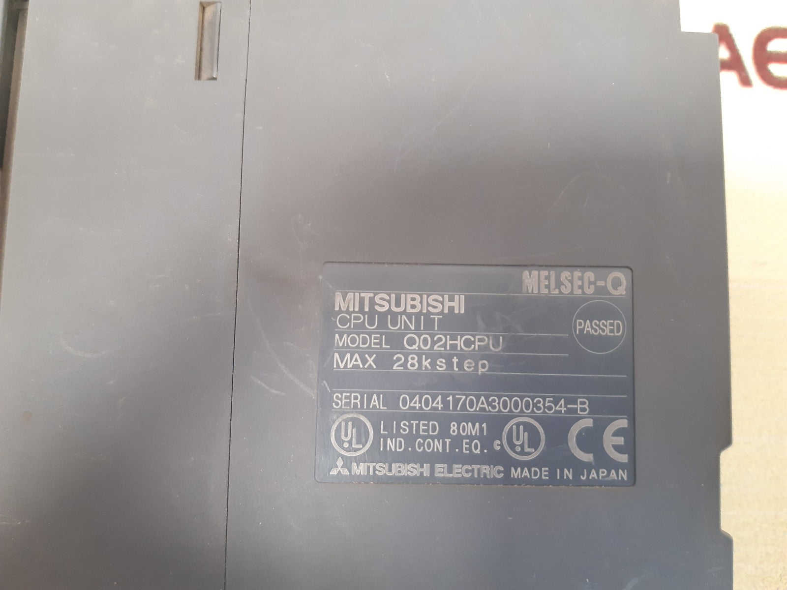 Mitsubishi q02hcpu melsec-q cpu unit