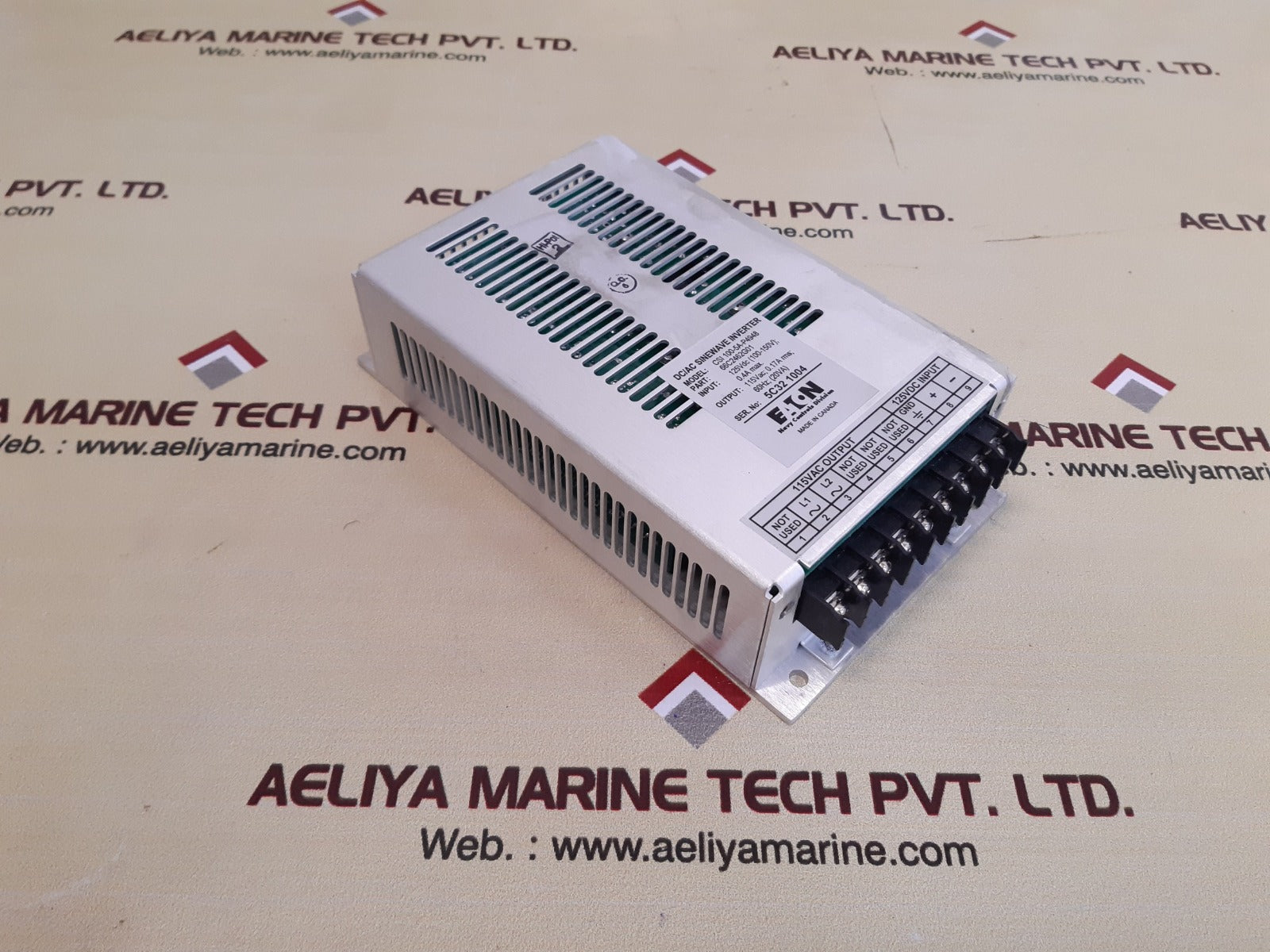 Eaton csi 100-5a-p4948 dc/ac sinewave inverter