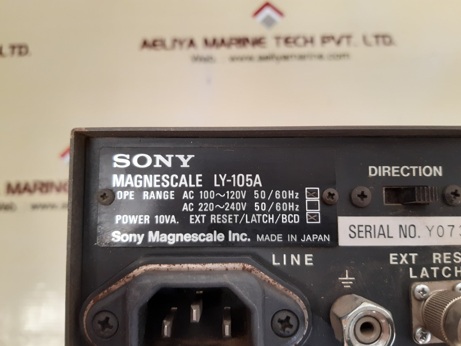 Sony magnescale ly-105a display