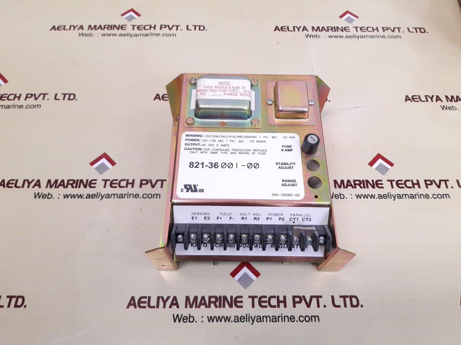 Kato engineering kcr360 voltage regulator 821-36001-00