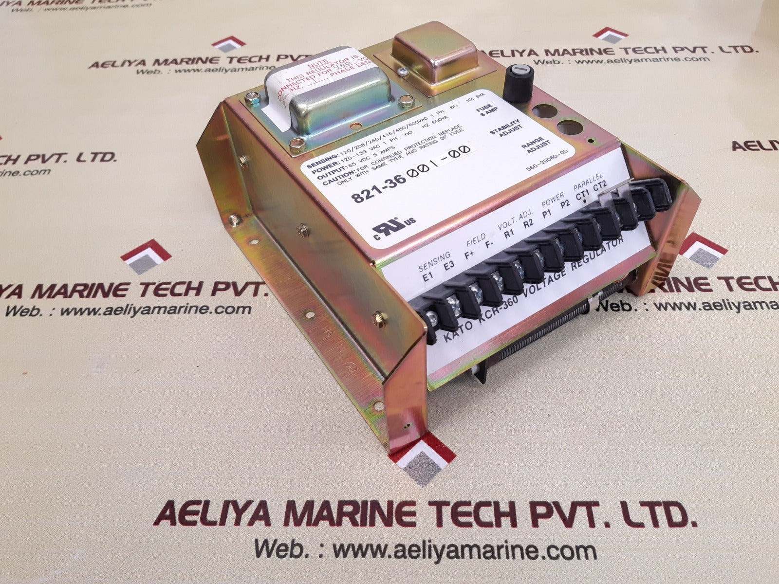 Kato engineering kcr360 voltage regulator 821-36001-00