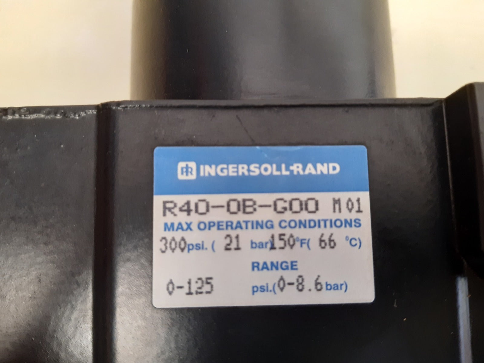 Ingersoll rand r40-0b-g00 air pressure regulator